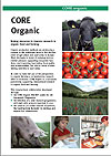 CORE Organic leaflet 2009